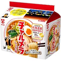 Amazon.co.jp: 明星 チャルメラ 宮崎辛麺 5食パック[インスタント麺